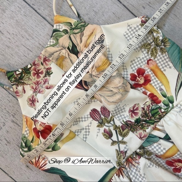 Anthropologie NWT Tropical print peplum dress *shop@iamwarrior - Picture 10 of 16